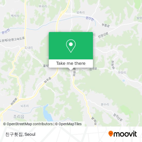 친구횟집 map