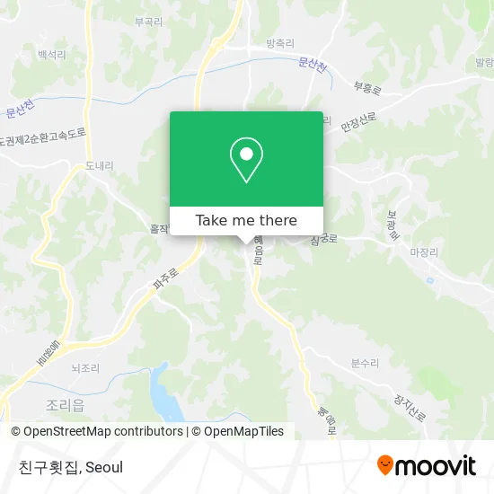 친구횟집 map