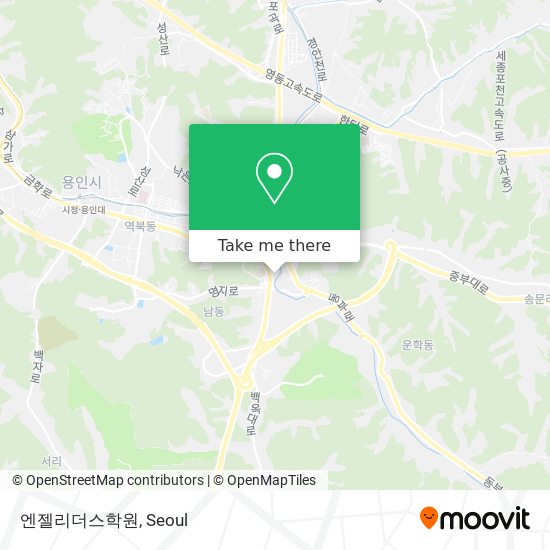 엔젤리더스학원 map
