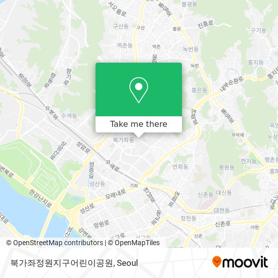 북가좌정원지구어린이공원 map