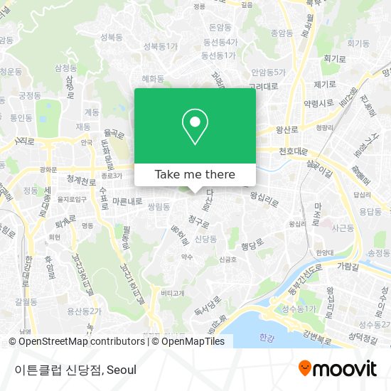 이튼클럽 신당점 map