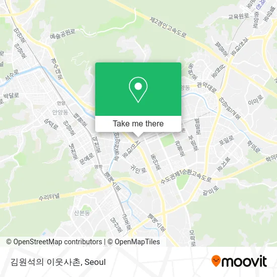 김원석의 이웃사촌 map