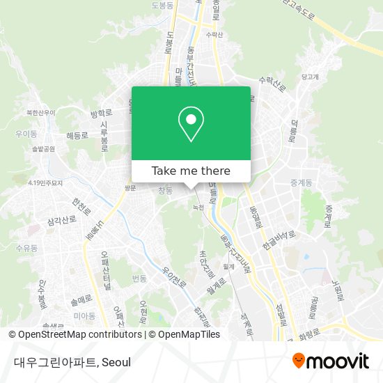 대우그린아파트 map