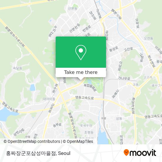 홍짜장군포삼성마을점 map