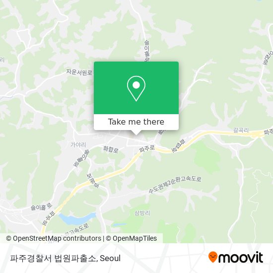 파주경찰서 법원파출소 map