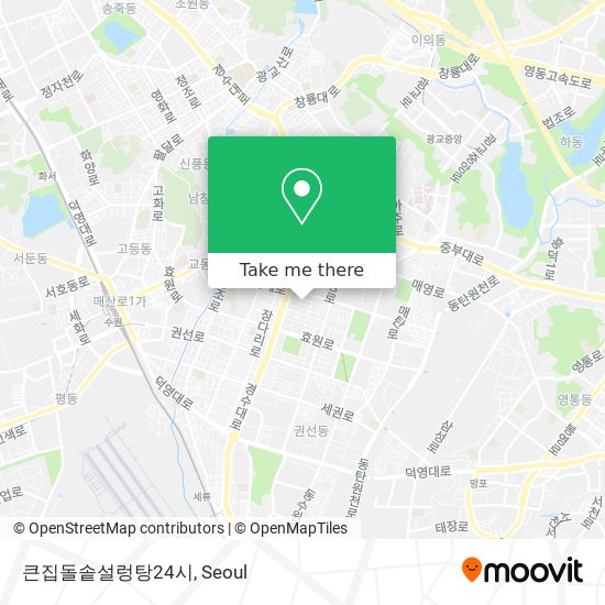 큰집돌솥설렁탕24시 map