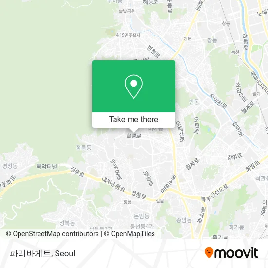 파리바게트 map