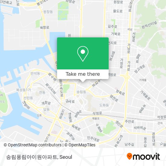 송림풍림아이원아파트 map