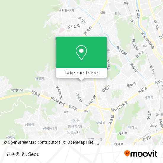 교촌치킨 map