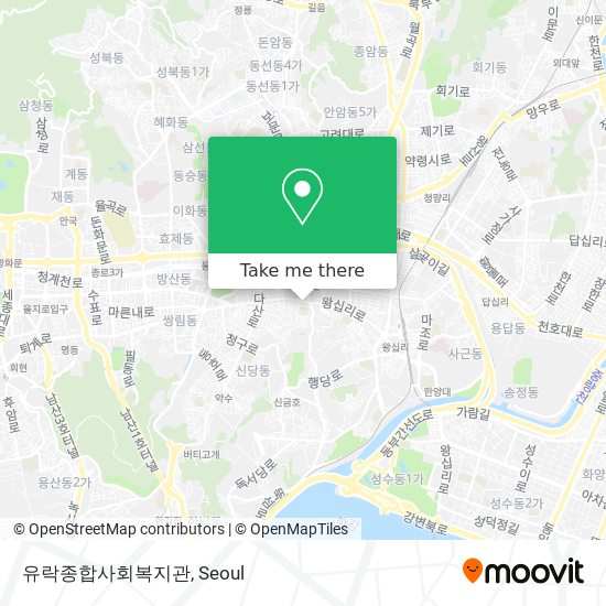 유락종합사회복지관 map