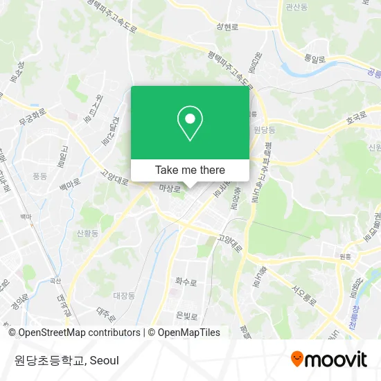 원당초등학교 map
