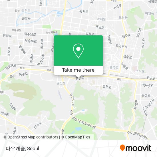 다우캐슬 map