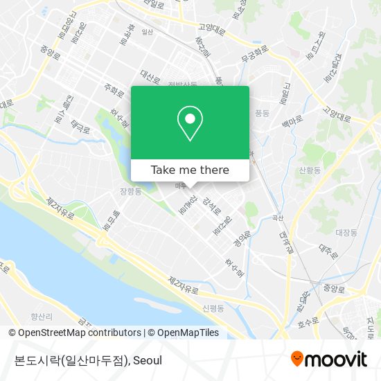 본도시락(일산마두점) map