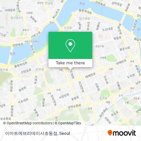 이마트에브리데이서초동점 map