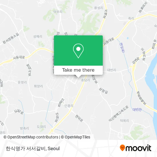 한식명가 서서갈비 map