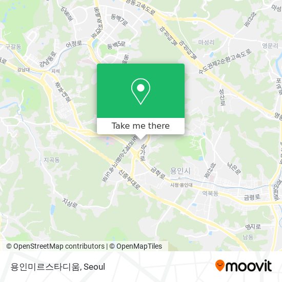 용인미르스타디움 map