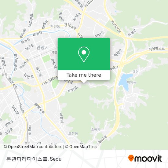 본관파라다이스홀 map