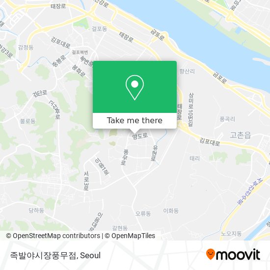 족발야시장풍무점 map