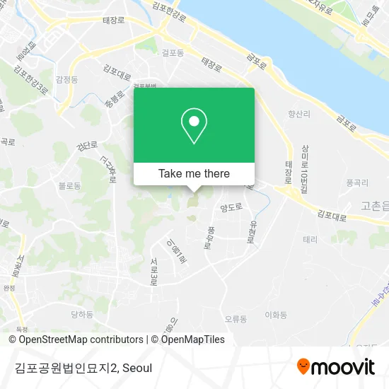 김포공원법인묘지2 map