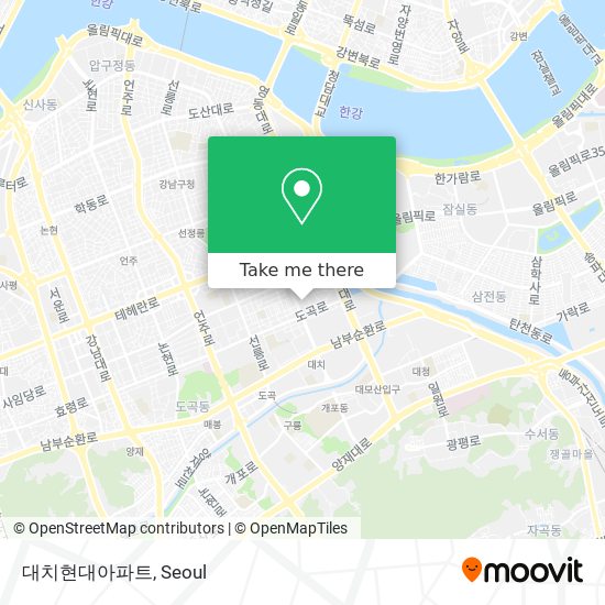 대치현대아파트 map
