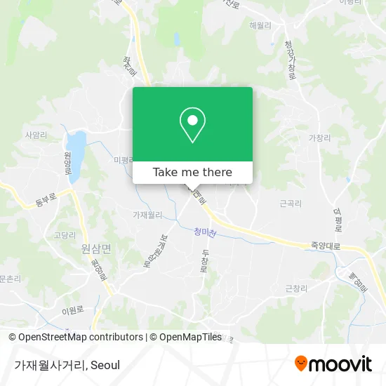가재월사거리 map