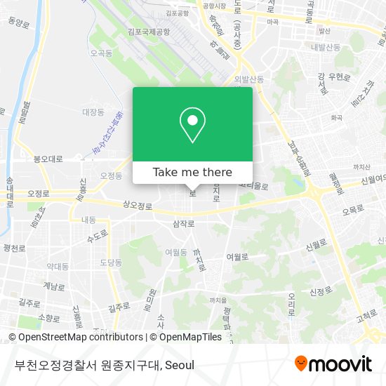 부천오정경찰서 원종지구대 map