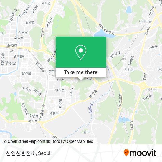 신안산변전소 map