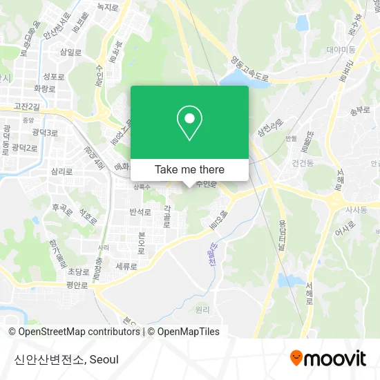 신안산변전소 map