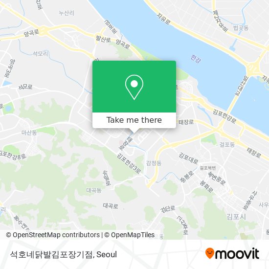 석호네닭발김포장기점 map