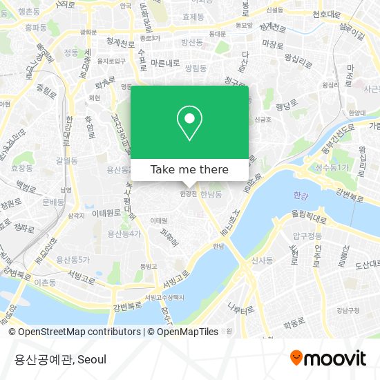 용산공예관 map