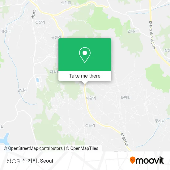 상승대삼거리 map