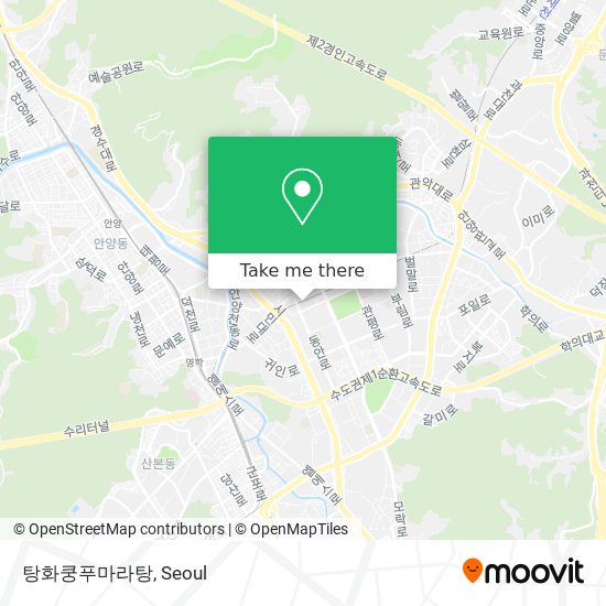 탕화쿵푸마라탕 map