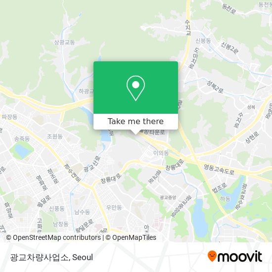 광교차량사업소 map