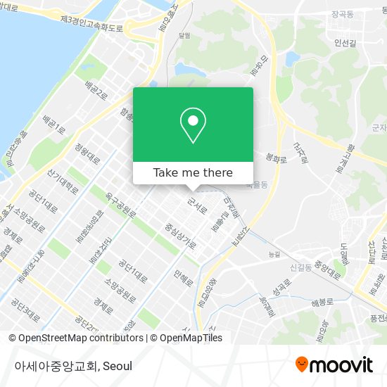 아세아중앙교회 map