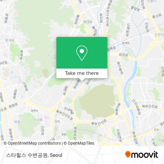 스타힐스 수변공원 map