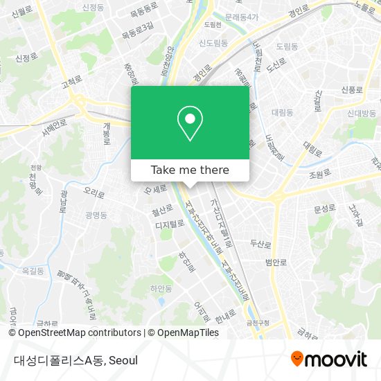 대성디폴리스A동 map