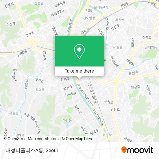 대성디폴리스A동 map