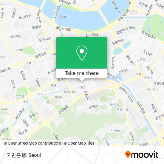 국민은행 map