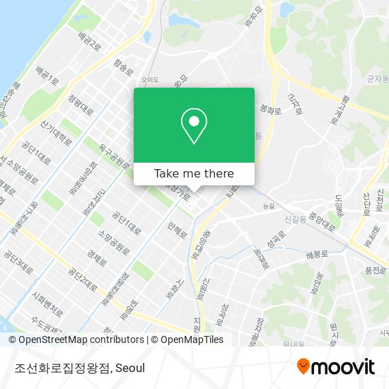 조선화로집정왕점 map