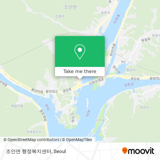 조안면 행정복지센터 map