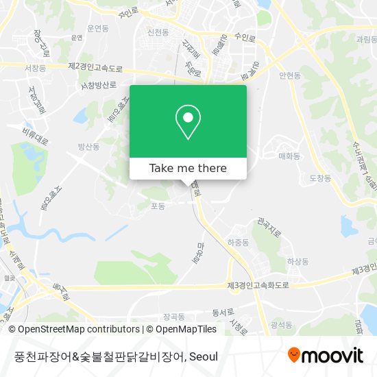 풍천파장어&숯불철판닭갈비장어 map