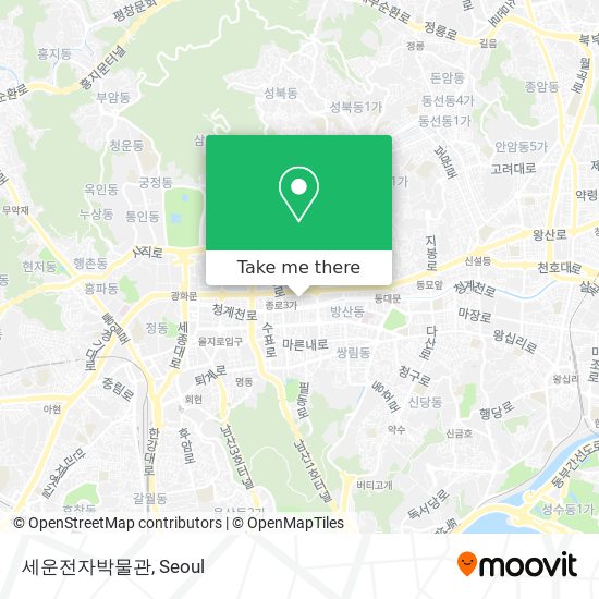 세운전자박물관 map