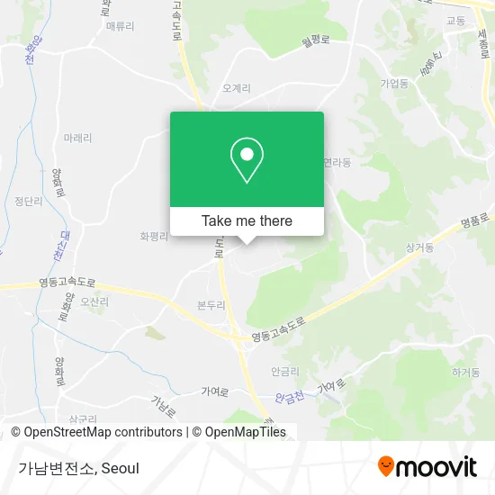 가남변전소 map