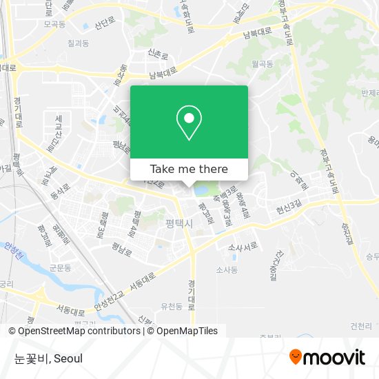 눈꽃비 map