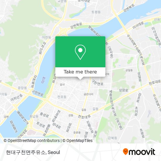 현대구천면주유소 map