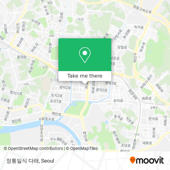 정통일식 다래 map