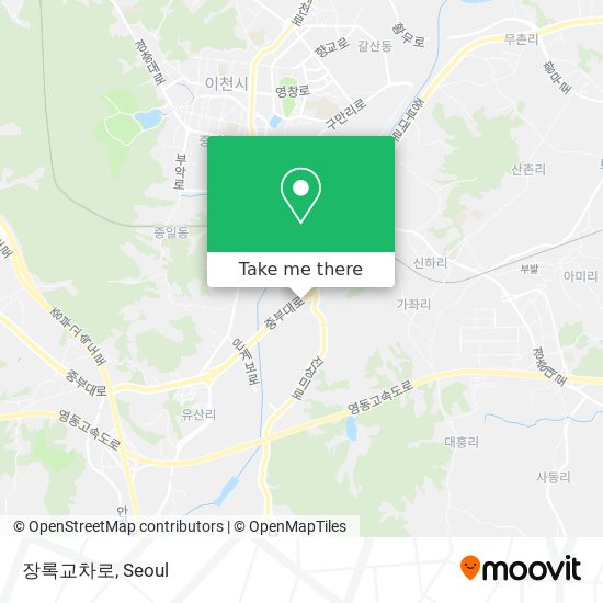 장록교차로 map