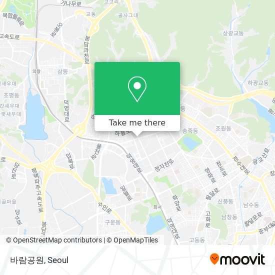 바람공원 map