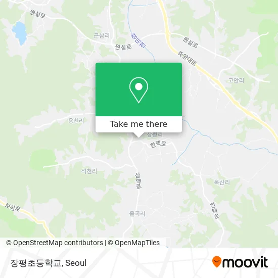 장평초등학교 map