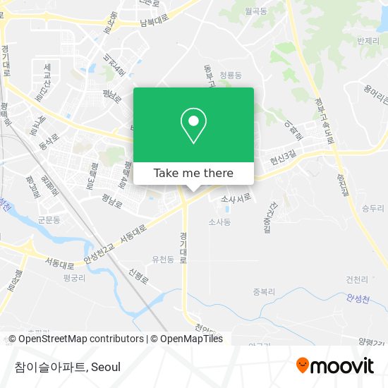 참이슬아파트 map